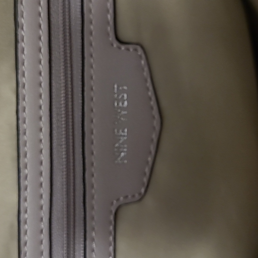 Nine West Muted Mauve/Pink Colored, 3 Compartment, Pre-loved Purse - Picture 9 of 12